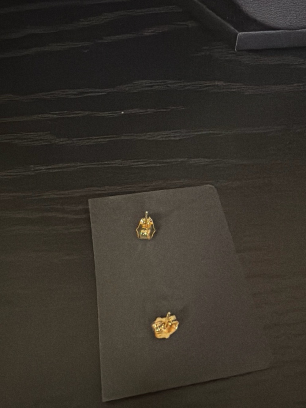 Gold Butterfly Stud Earrings for Women - Elegant Sparkle - Picture 3 of 4